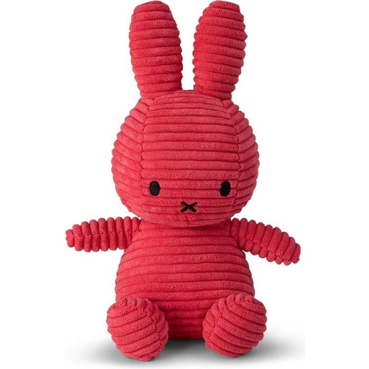 Bon Ton Toys Plush Miffy Sitting Corduroy Fuchsia Pink 9"