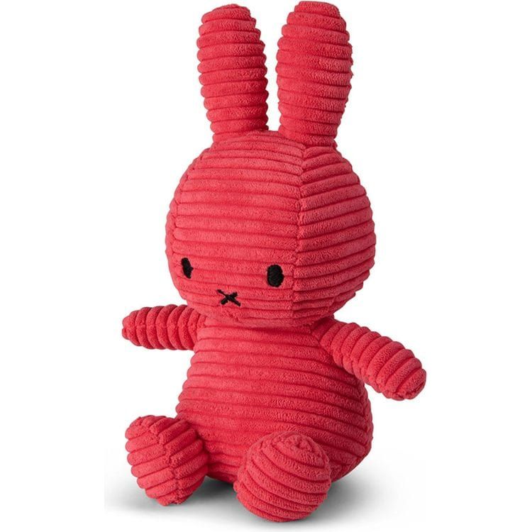 Bon Ton Toys Plush Miffy Sitting Corduroy Fuchsia Pink 9"