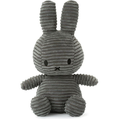 Bon Ton Toys Plush Miffy Sitting Corduroy Grey 9"