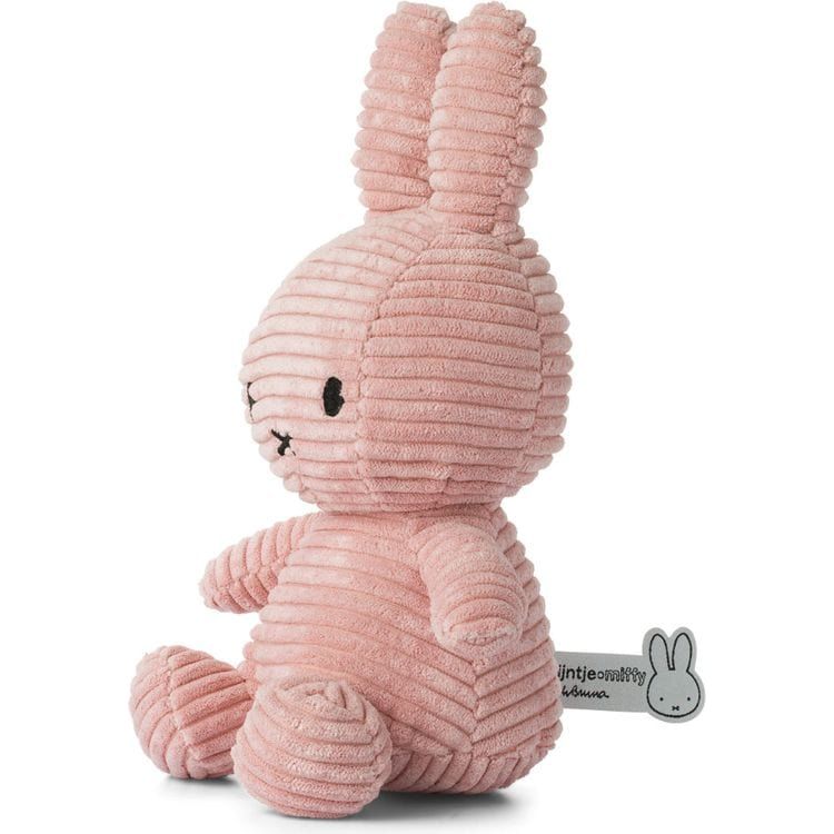 Bon Ton Toys Plush Miffy Sitting Corduroy Pink 9"
