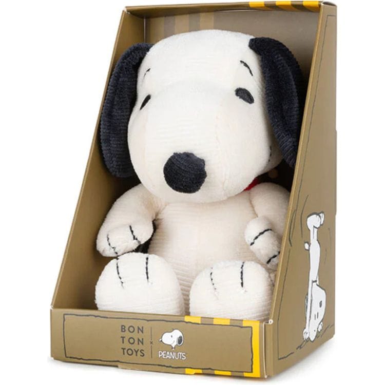 Bon Ton Toys Plush Peanuts Snoopy Corduroy Mini Plush in Giftbox - 7"