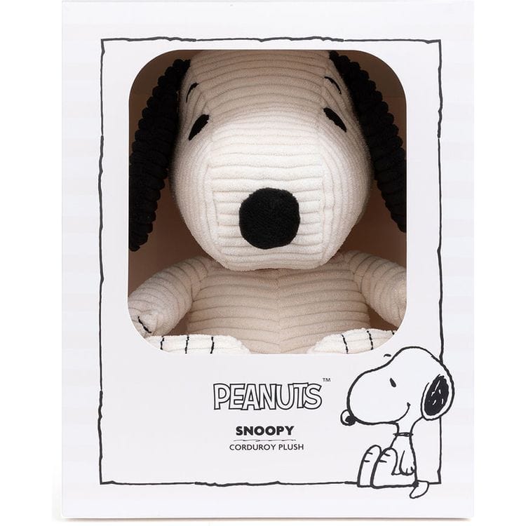 Bon Ton Toys Plush Peanuts Snoopy Sitting Corduroy 11" Plush in Giftbox