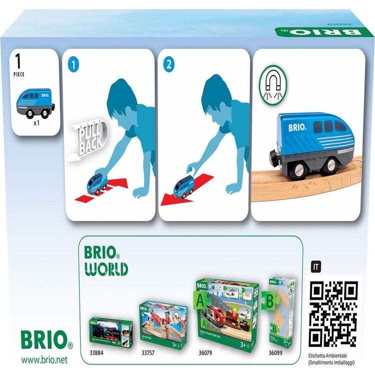 Brio Preschool Pull Back Train