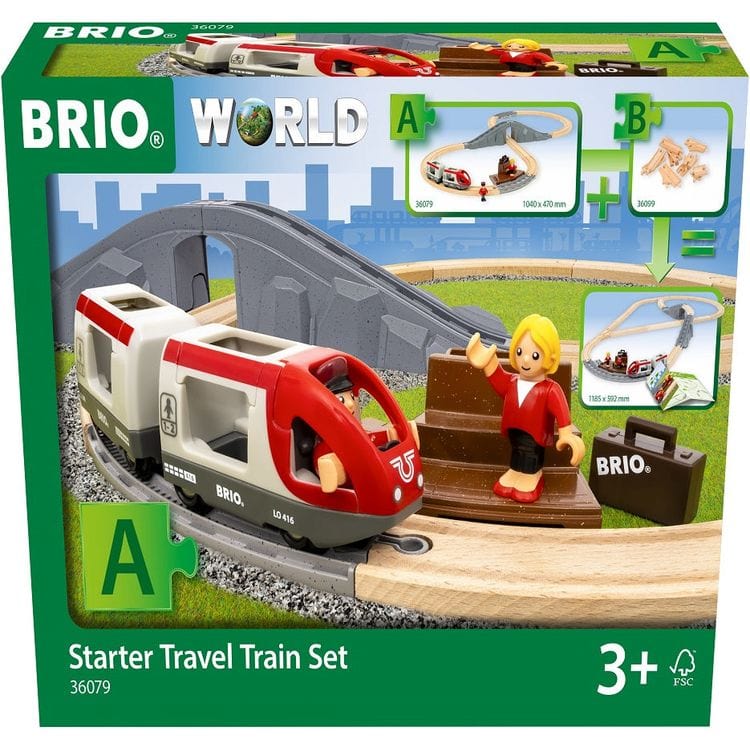 BRIOセット BRIO® Starter Travel Train Set - 22 Pieces