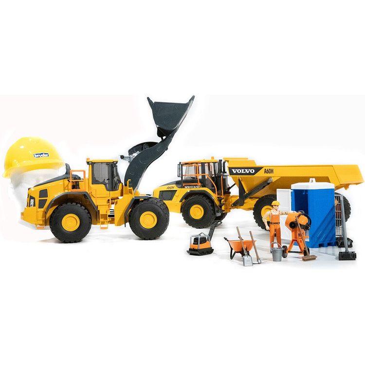 Bruder Vehicles Bruder & FAO Exclusive Volvo Construction Bundle