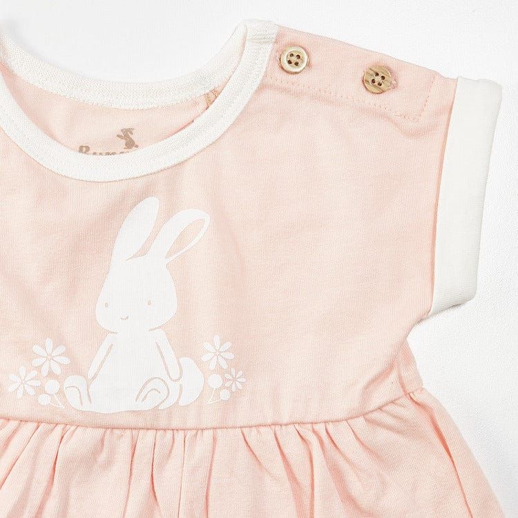 Bunnies By The Bay Infants Blossom's Organic Play Dress Size 3-6 Months