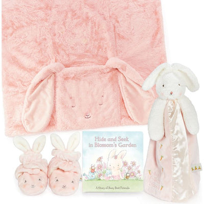 Bunnies By The Bay Infants Cozy Up With Blossom Baby Gift Set 0-6M