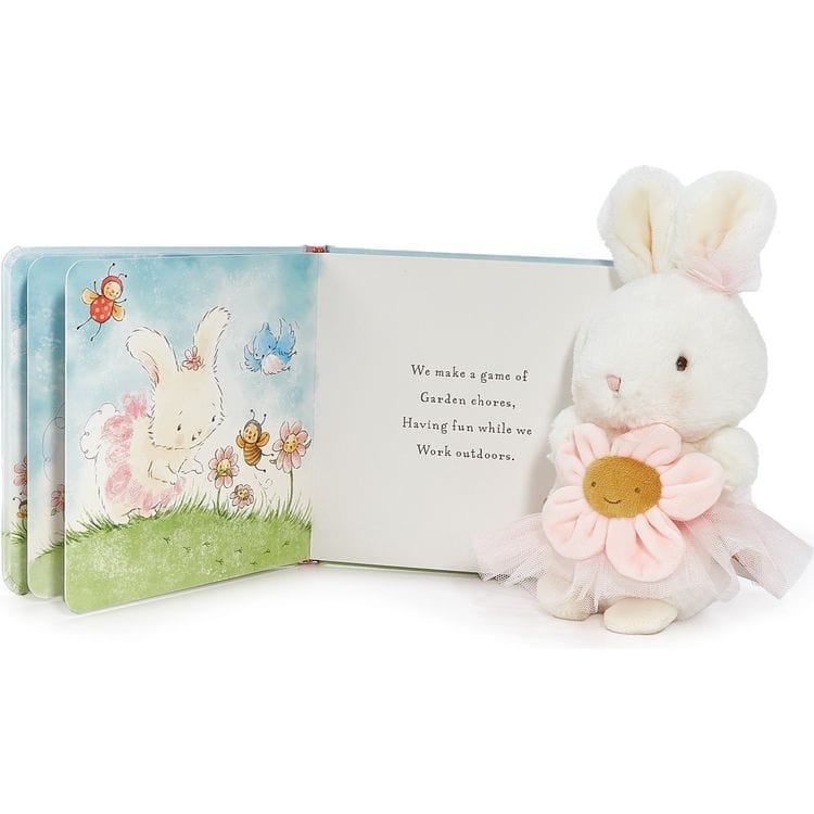 Bunnies By The Bay Infants Cricket Island Blossom Bunny Book & Plush Bundle