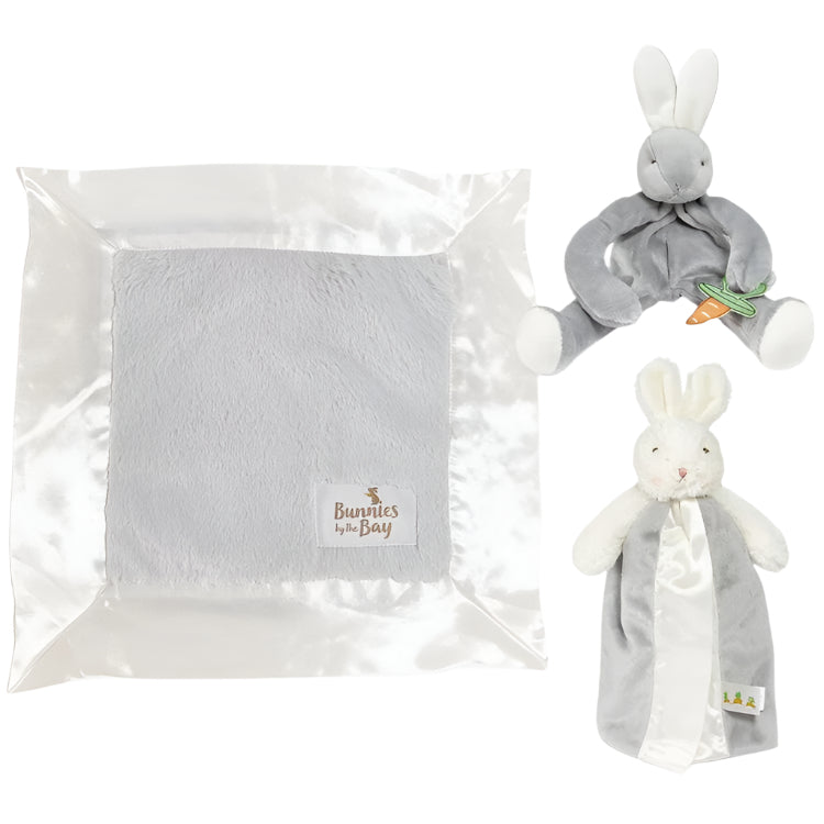 Bunnies By The Bay Infants Go Go Baby! Bloom Gift Set - Gray