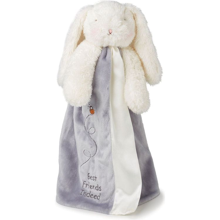 Bunnies By The Bay Infants Gray Bloom Bunny Buddy Blanket