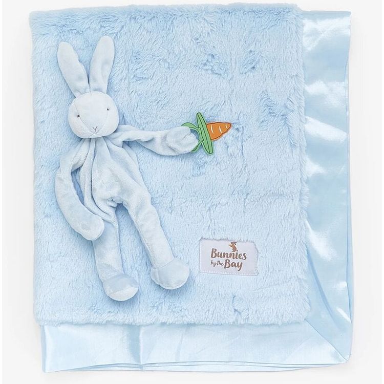 Bunnies By The Bay Infants Snuggle and Sooth Baby Gift Set - Blue