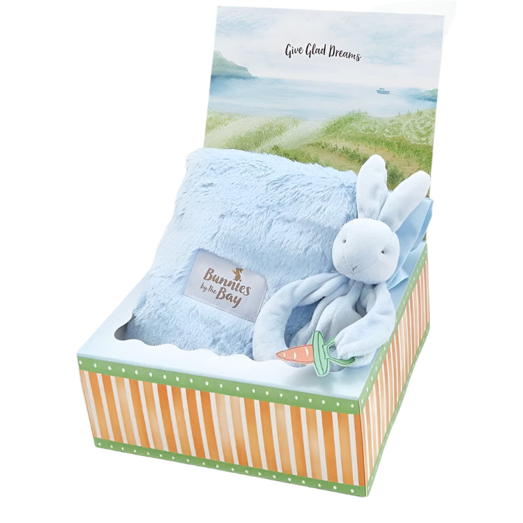 Bunnies By The Bay Infants Snuggle and Sooth Baby Gift Set - Blue