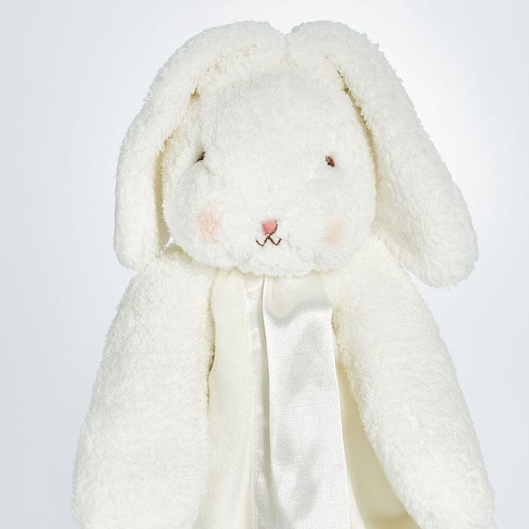 Bunnies By The Bay Plush White Bun Bun Buddy Blanket