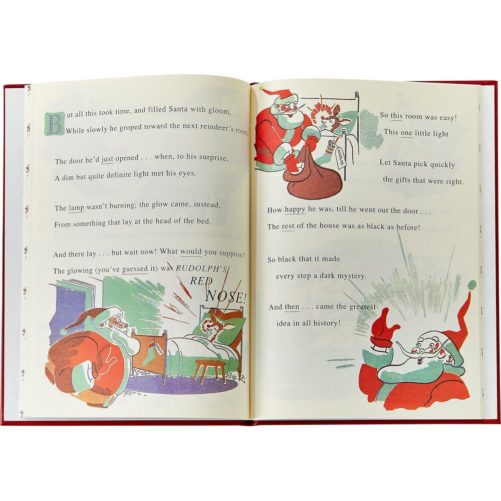 Rudolph the Red Nosed Reindeer Book Leather Edition