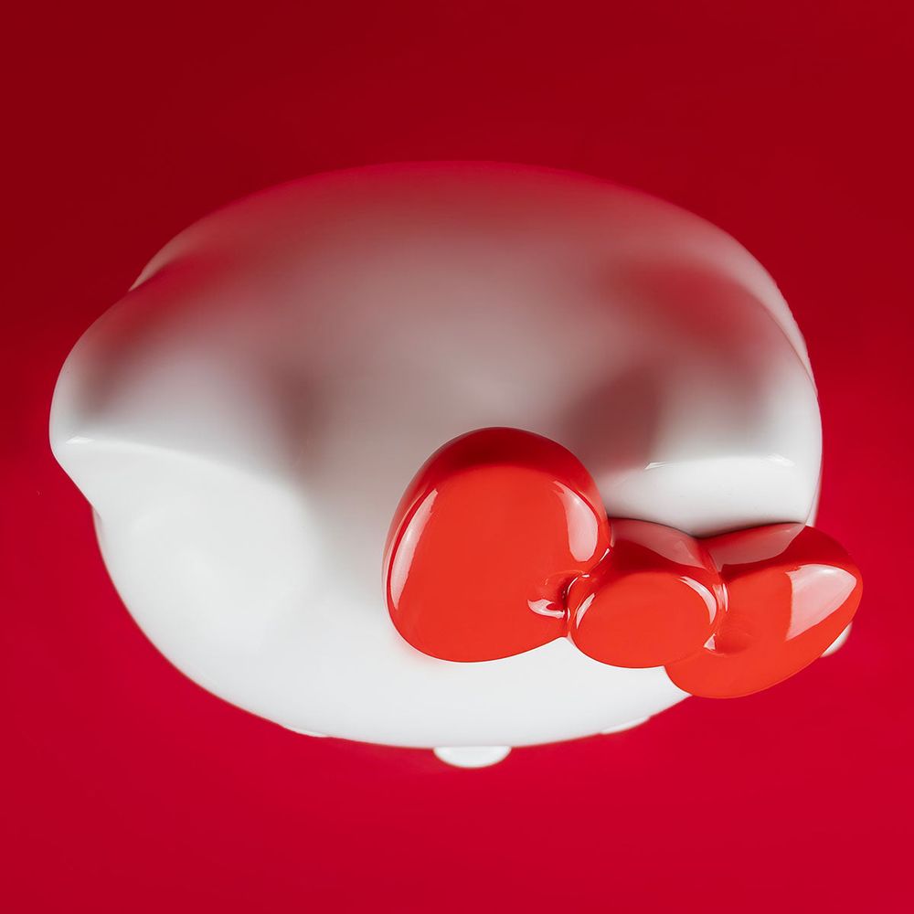 Hello Kitty Dress Figurine - White & Red