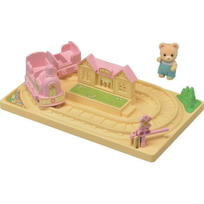 Calico Critters Collectibles Calico Critters Baby Choo Choo Train, Dollhouse Playset with Figure