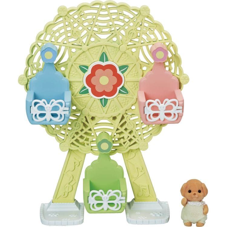 Calico Critters Collectibles Calico Critters Baby Ferris Wheel, Dollhouse Playset with Figure