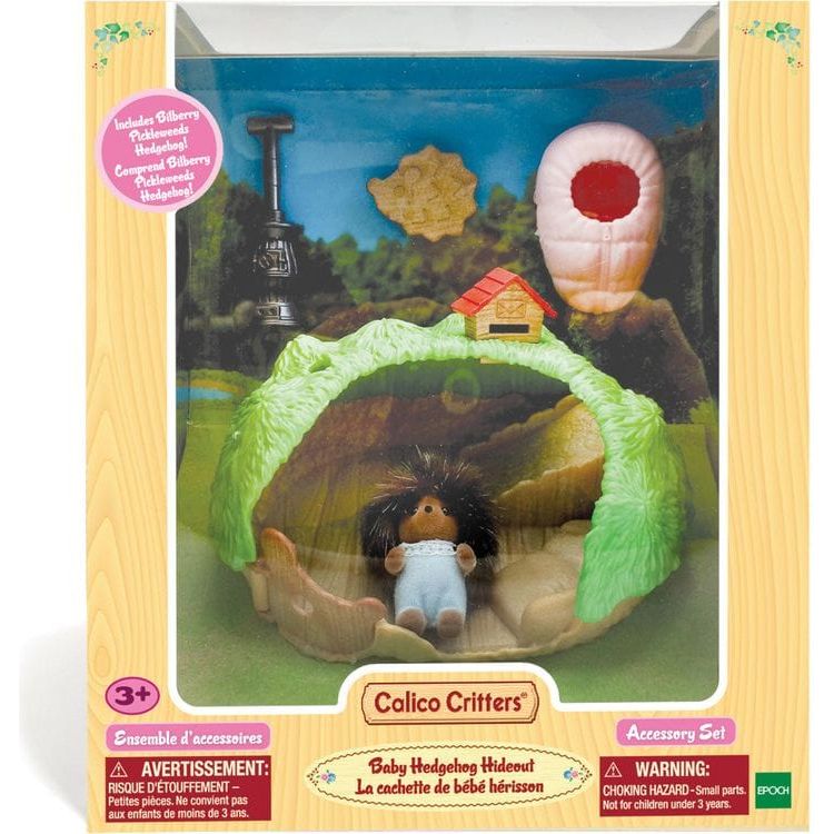 Calico Critters Collectibles Calico Critters Baby Hedgehog Hideout, Dollhouse Playset with Figure