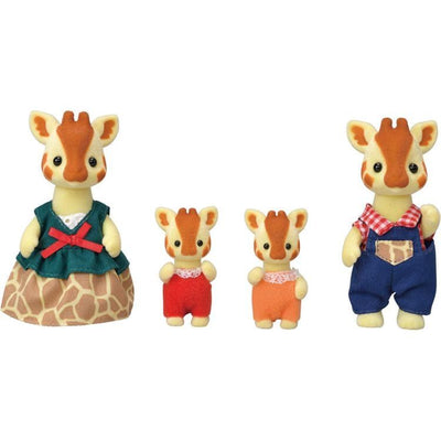 Calico Critters Collectibles Calico Critters Highbranch Giraffe Family, Set of 4 Collectible Doll Figures