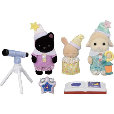 Calico Critters Collectibles Calico Critters Nursery Friends Figures- Sleepover Party Trio