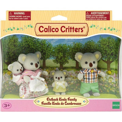 Calico Critters Collectibles Calico Critters Outback Koala Family, Set of 4 Collectible Doll Figures