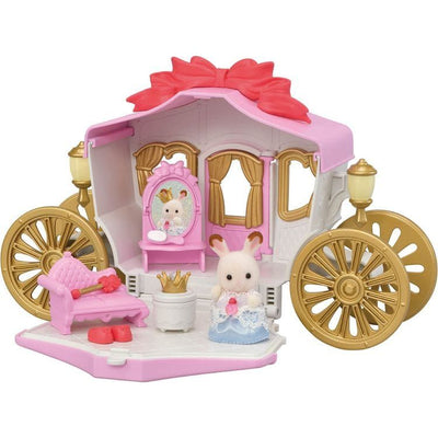 Calico Critters Collectibles Calico Critters Royal Carriage Set, Dollhouse Playset with Vehicle and Accessories