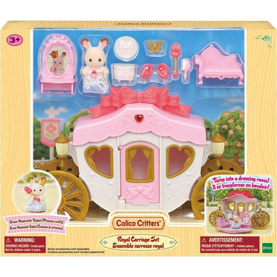 Calico Critters Collectibles Calico Critters Royal Carriage Set, Dollhouse Playset with Vehicle and Accessories