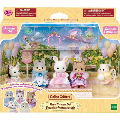 Calico Critters Collectibles Calico Critters Royal Princess Set, Dollhouse Playset with 5 Collectible Figures and Accessories