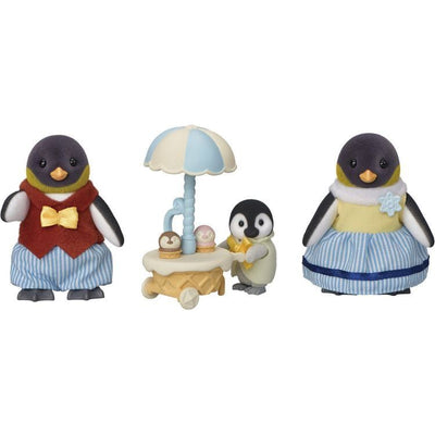 Calico Critters Collectibles Calico Critters Waddle Penguin Family, Set of 3 Collectible Doll Figures