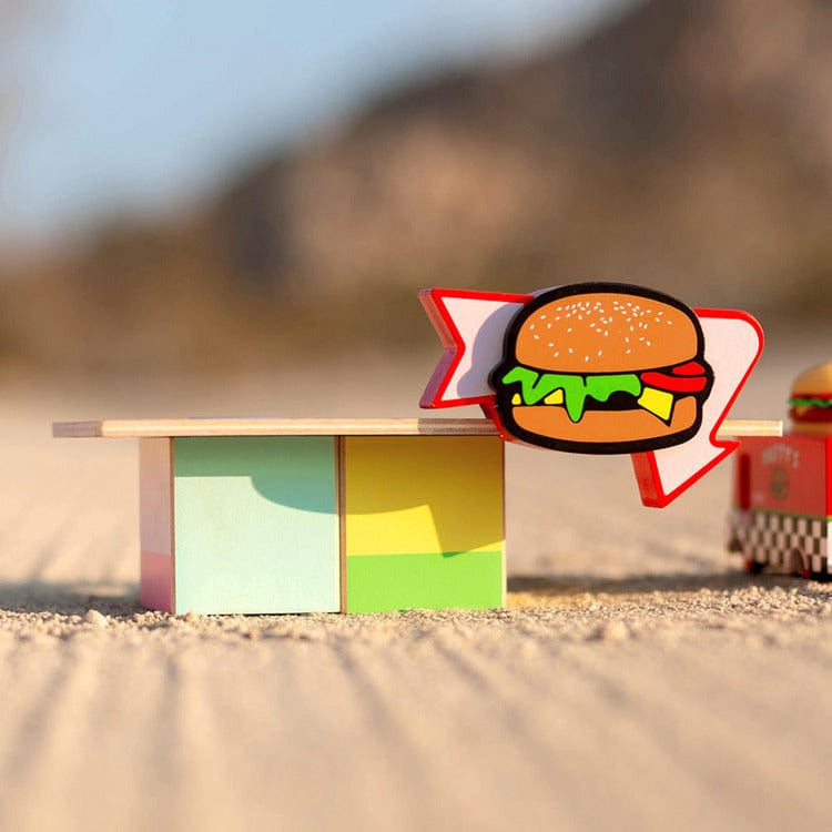 Candylab Vehicles Burger Shack Wooden Toy