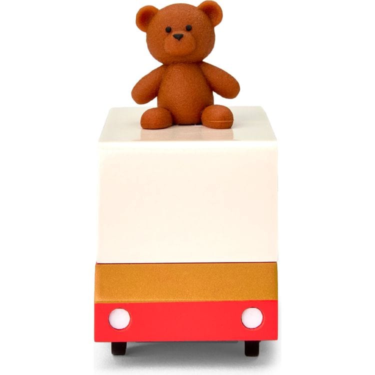 Candylab Vehicles FAO Schwarz Wooden Van with Teddy Bear Topper