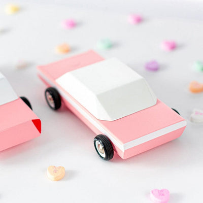 Candylab Vehicles Pink Cruiser Wooden Car