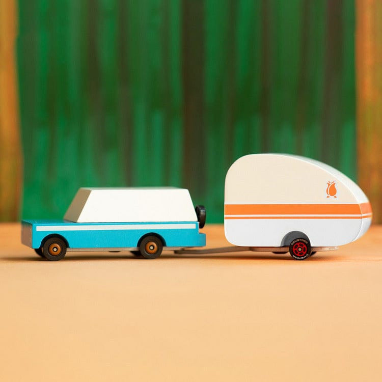 Candylab Vehicles Rosebud Trailer Wooden Car