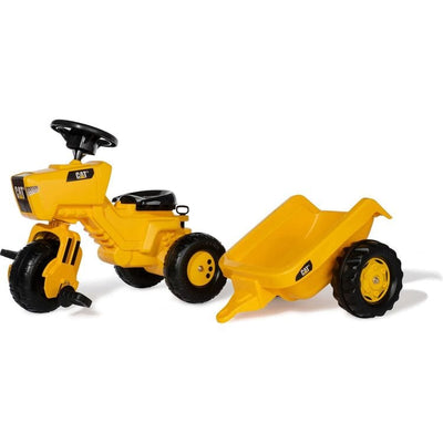 CAT® Preschool CAT 3-Wheeled Pedal Tractor With Trailer