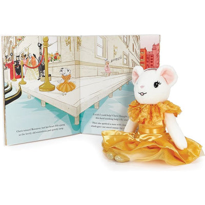 Claris - The Chicest Mouse in Paris™ Infants Claris The Mouse: Pasta Disaster & Tangerine Plush Book Bundle