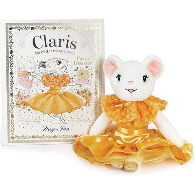 Claris - The Chicest Mouse in Paris™ Infants Claris The Mouse: Pasta Disaster & Tangerine Plush Book Bundle