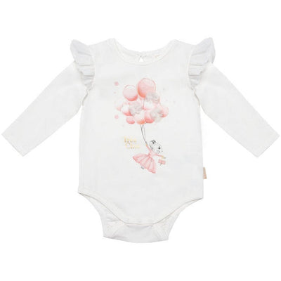 Claris - The Chicest Mouse in Paris™ Trend Accessories Claris Balloons Long Sleeve Bodysuit- size 6-12 Months