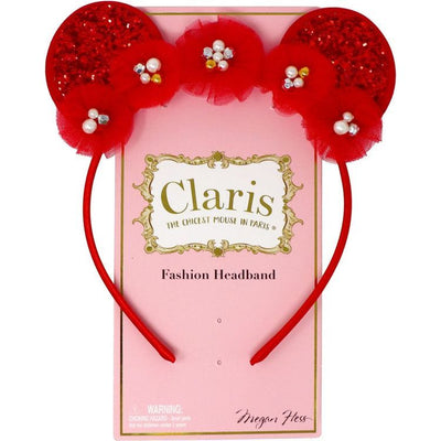 Claris - The Chicest Mouse in Paris™ Trend Accessories Claris Ears Holiday Heist Headband