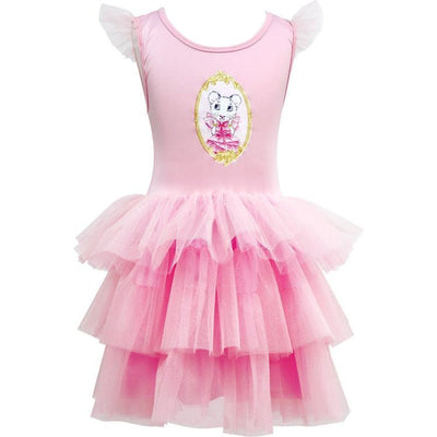 Claris - The Chicest Mouse in Paris™ Trend Accessories Claris Fashion Tulle Dress in Pink - Size 5-6 Years