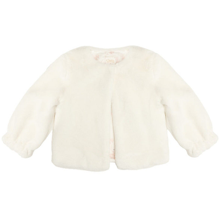 Claris - The Chicest Mouse in Paris™ Trend Accessories Claris Faux Fur Jacket- size 7 Years