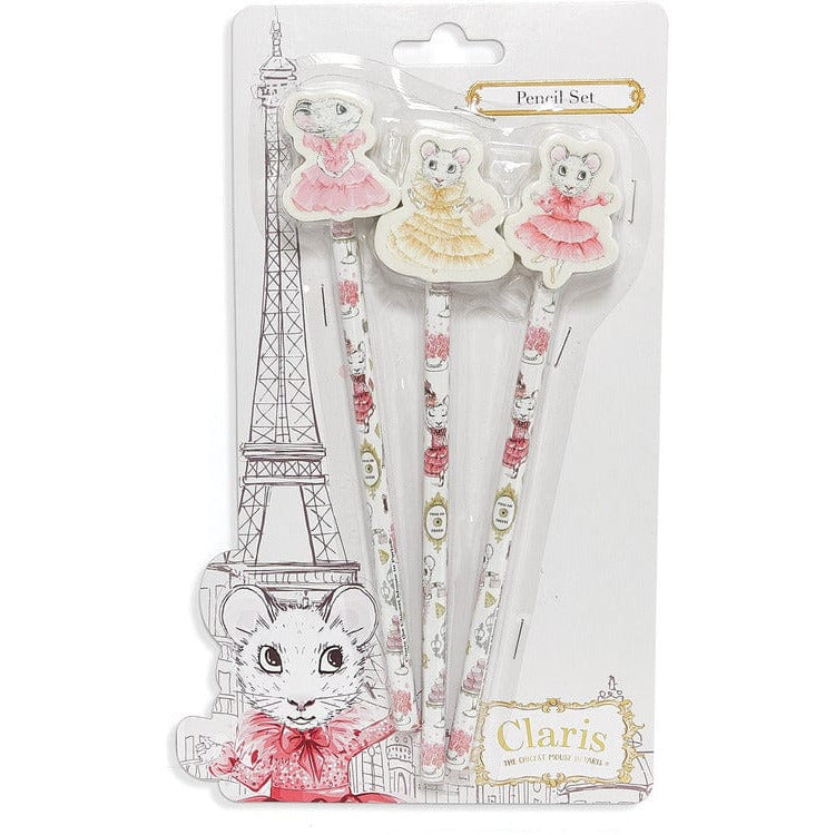Claris - The Chicest Mouse in Paris™ Trend Accessories Claris in Paris Pencil Set