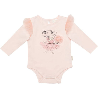 Claris - The Chicest Mouse in Paris™ Trend Accessories Claris Long Sleeve Bodysuit- size 3-6 Months