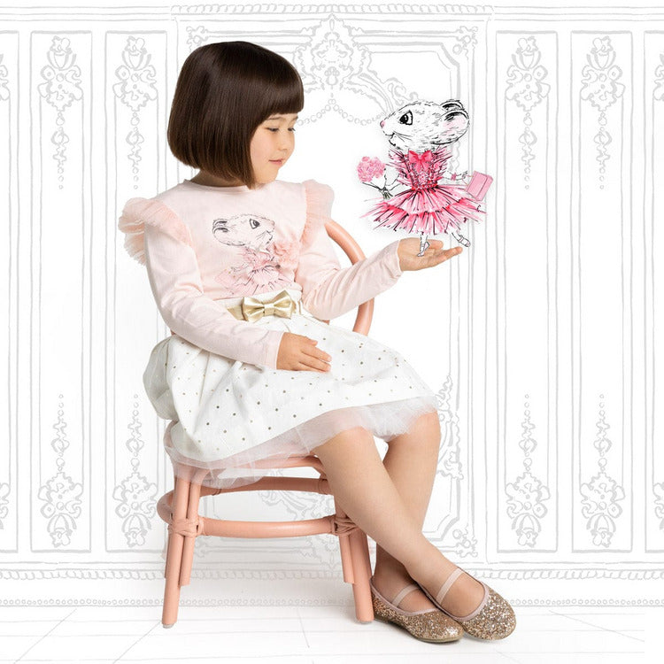 Claris - The Chicest Mouse in Paris™ Trend Accessories Claris Long Sleeve Tee-size 4 Years