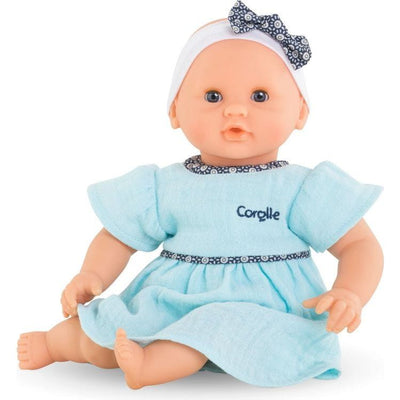 Corolle Dolls Bebe Calin Maude Baby Doll - Blue Outfit