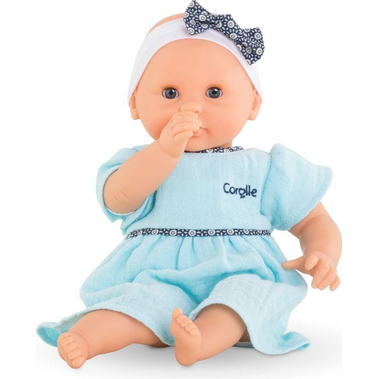 Corolle Dolls Bebe Calin Maude Baby Doll - Blue Outfit