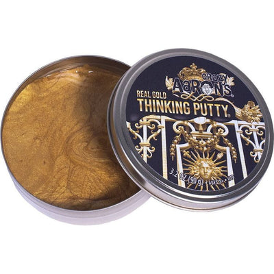 Crazy Aaron's Creativity 24k Real Gold - Full Size 4" Thinking Putty Tin