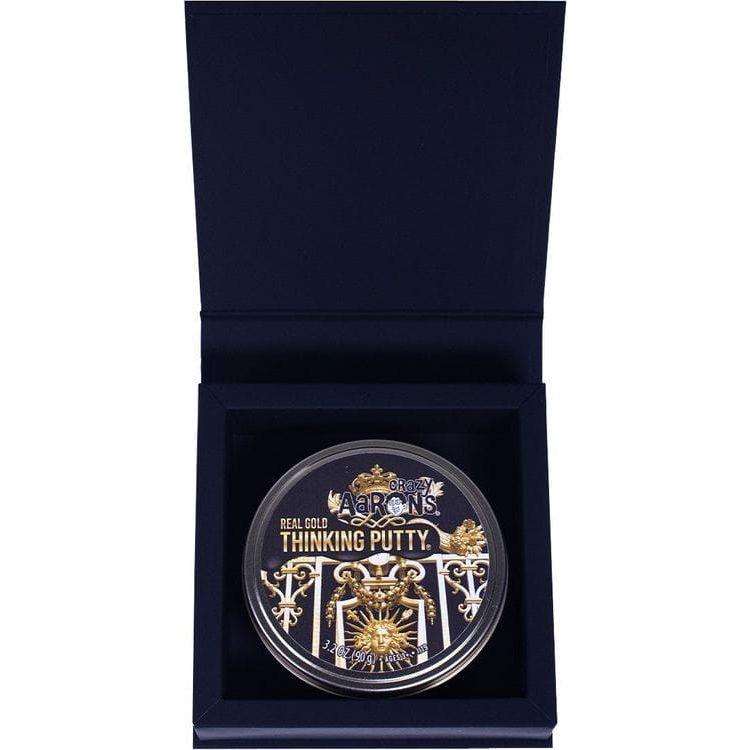 Crazy Aaron's Creativity 24k Real Gold - Full Size 4" Thinking Putty Tin