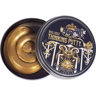 Crazy Aaron's Creativity 24k Real Gold - Full Size 4" Thinking Putty Tin