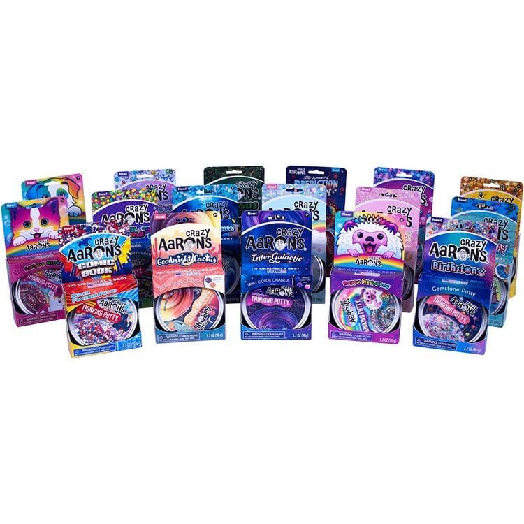 Crazy Aaron's Creativity Full Size 4” Thinking Putty Trendsetter Bundle