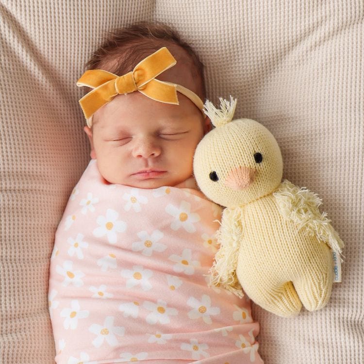 Cuddle And Kind Plush 7" Baby Duckling Hand-Knit Doll